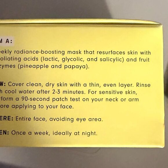 THREE Piece Face Mask / Face Peel BUNDLE - Bliss / Versed / Soap & Glory ALL NEW - Picture 11 of 15